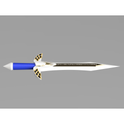 Soulcalibur: Cassandra Sword - 3D Printed Kit