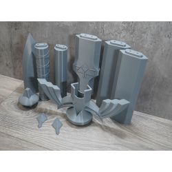 The Legend of Zelda: Master Sword & Scabbard - 3D Printed Kit