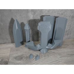 The Legend of Zelda: Ocarina of Time Master Sword - 3D Printed Kit