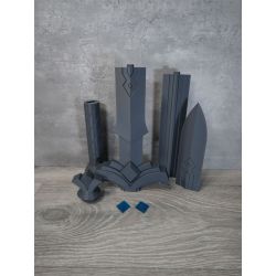 The Legend of Zelda Skyward Sword: Goddess White Sword - 3D Printed Kit