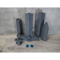 The Legend of Zelda Skyward Sword: Goddess White Sword - 3D Printed Kit