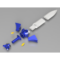 The Legend of Zelda: Wind Waker Master Sword - 3D Printed Kit