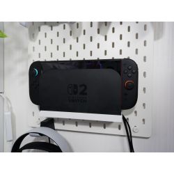 Nintendo Switch 2 Dock Holder for IKEA SKÅDIS or Direct Wall Mount