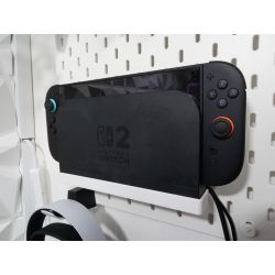 Nintendo Switch 2 Dock Holder for IKEA SKÅDIS or Direct Wall Mount