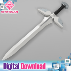 Fairy Tail: Erza Scarlet Heart Kreuz Sword - Digital Download