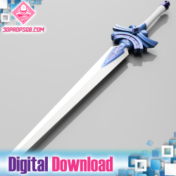 Genshin Impact: Kaeya Cool Steel Sword - Digital Download
