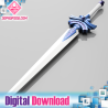 Genshin Impact: Kaeya Cool Steel Sword - Digital Download
