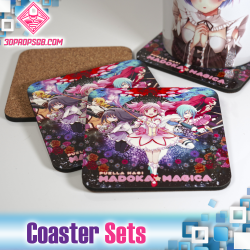 Puella Magi Madoka Magica - Drinks Coaster Set