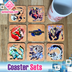 Monster Hunter Rise - Drinks Coaster Set, Gamer Gif